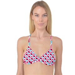 Bold Valentine Heart Reversible Tri Bikini Top by Bigfootshirtshop