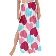 Bold Valentine Heart Maxi Chiffon Tie-up Sarong