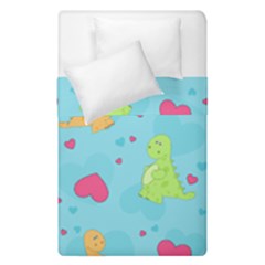 Dinosaur Love Pattern Duvet Cover Double Side (single Size) by Bigfootshirtshop