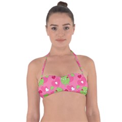 Monster Love Pattern Halter Bandeau Bikini Top by Bigfootshirtshop