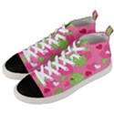 Monster Love Pattern Men s Mid-Top Canvas Sneakers View2