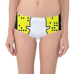 Add Me Mid-waist Bikini Bottoms by TREVION