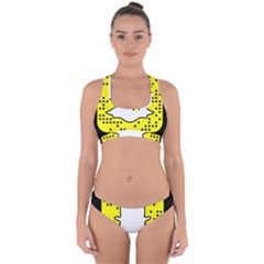 Add Me Cross Back Hipster Bikini Set