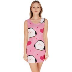 Penguin Love Pattern Bodycon Dress by Bigfootshirtshop