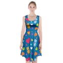 Robot Love Pattern Racerback Midi Dress View1