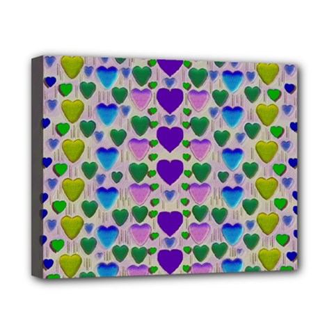 Love In Eternity Is Sweet As Candy Pop Art Canvas 10  X 8  by pepitasart