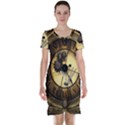 Wonderful Steampunk Desisgn, Clocks And Gears Short Sleeve Nightdress View1