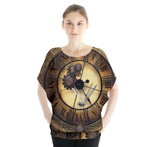 Wonderful Steampunk Desisgn, Clocks And Gears Blouse by FantasyWorld7