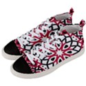 Mandala Flower Men s Mid-Top Canvas Sneakers View2