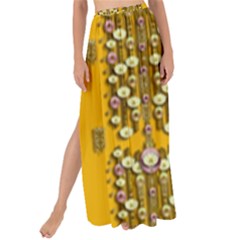 Rain Showers In The Rain Forest Of Bloom And Decorative Liana Maxi Chiffon Tie-up Sarong by pepitasart