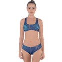 Arabesque Vintage Graphic Nature Criss Cross Bikini Set View1