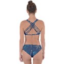 Arabesque Vintage Graphic Nature Criss Cross Bikini Set View2