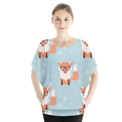 Cute Fox Pattern Blouse