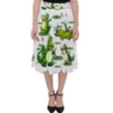 Crocodiles In The Pond Folding Skater Skirt View1