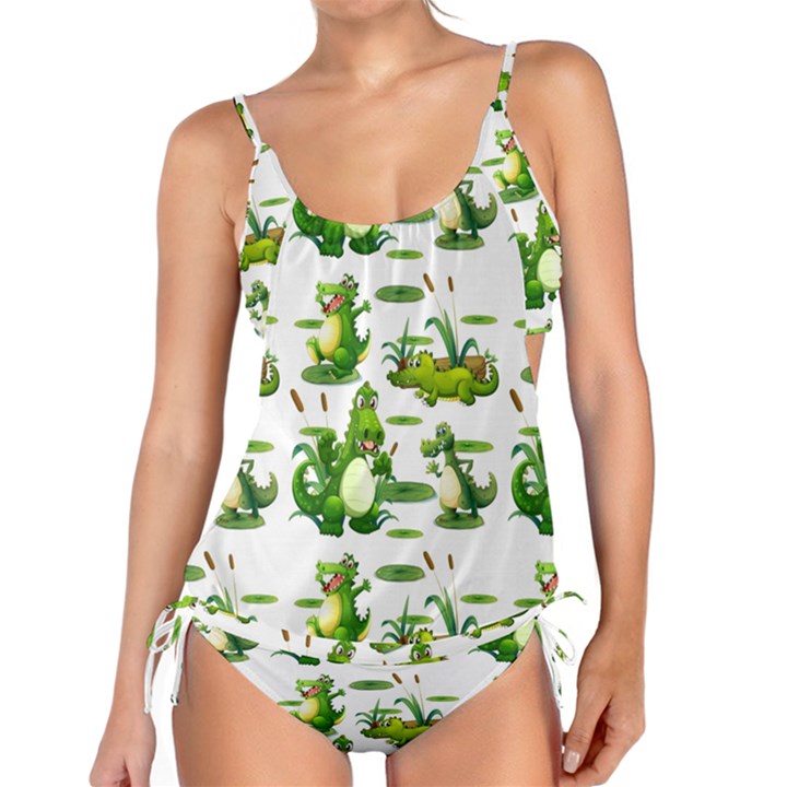 Crocodiles In The Pond Tankini Set