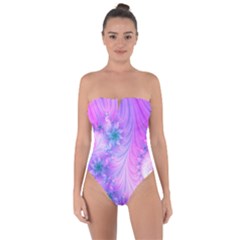 Delicate Tie Back One Piece Swimsuit by Delasel