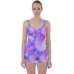 Delicate Tie Front Two Piece Tankini by Delasel