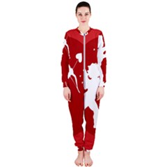 Cupid Bow Love Valentine Angel Onepiece Jumpsuit (ladies)  by Celenk