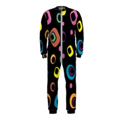 Abstract Background Retro 60s 70s Onepiece Jumpsuit (kids) by Celenk