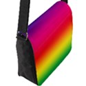 Spectrum Background Rainbow Color Flap Messenger Bag (L)  View2