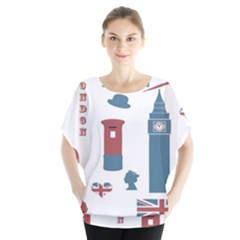 London Icons Symbols Landmark Blouse