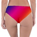 Spectrum Background Rainbow Color Reversible Classic Bikini Bottoms View4