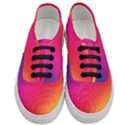 Spectrum Background Rainbow Color Women s Classic Low Top Sneakers View1