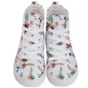 Floral Backdrop Pattern Flower Kid s Hi-Top Skate Sneakers View1