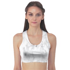 White Background Pattern Tile Sports Bra by Celenk