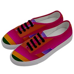 Stripes Striped Design Pattern Men s Classic Low Top Sneakers