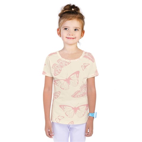 Butterfly Butterflies Vintage Kids  One Piece Tee by Celenk