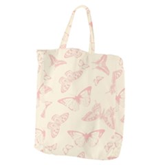 Butterfly Butterflies Vintage Giant Grocery Zipper Tote