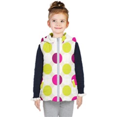 Polka Dots Spots Pattern Seamless Kid s Puffer Vest by Celenk