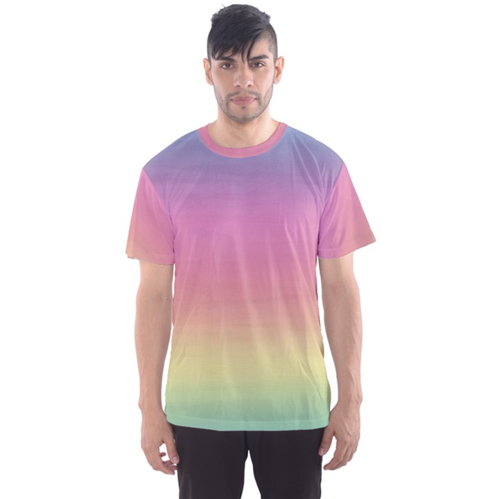 Background Watercolour Design Paint Men s Sports Mesh Tee