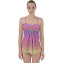 Background Watercolour Design Paint Babydoll Tankini Set View1