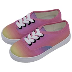 Background Watercolour Design Paint Kids  Classic Low Top Sneakers by Celenk