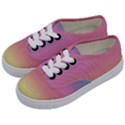 Background Watercolour Design Paint Kids  Classic Low Top Sneakers View2