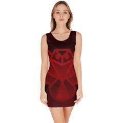 Bird Owl Eagle Owl Fragment Bodycon Dress by Celenk