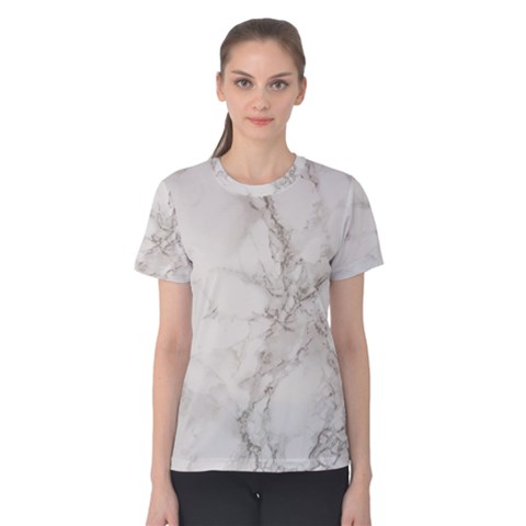 Marble Background Backdrop Women s Cotton Tee by Celenk