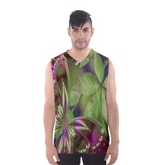 Arrangement Butterfly Aesthetics Men s Basketball Tank Top by Celenk