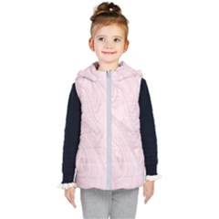 Marble Background Texture Pink Kid s Puffer Vest by Celenk