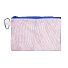 Marble Background Texture Pink Canvas Cosmetic Bag (large)