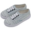 Vintage Blue Music Notes Kids  Classic Low Top Sneakers View2