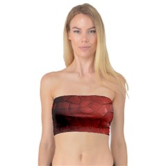 Pattern Backgrounds Abstract Red Bandeau Top by Celenk