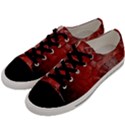 Pattern Backgrounds Abstract Red Men s Low Top Canvas Sneakers View2