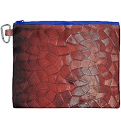 Pattern Backgrounds Abstract Red Canvas Cosmetic Bag (xxxl)