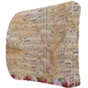 Background Old Parchment Musical Back Support Cushion View3