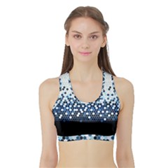 Tech Camouflage Sports Bra With Border by jumpercat