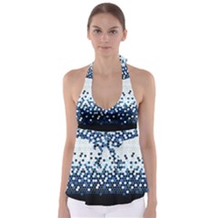 Tech Camouflage Babydoll Tankini Top by jumpercat