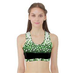 Tech Camouflage 2 Sports Bra With Border by jumpercat